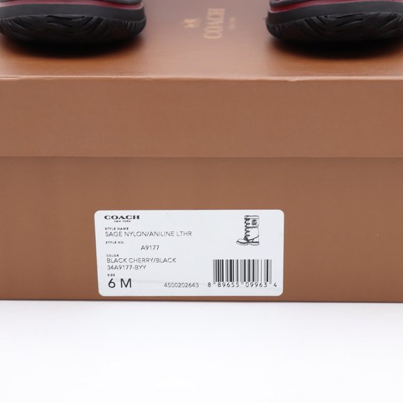 NIB Coach Sage Lace-Up Cold Weather Winter Boots - Picture 10 of 10